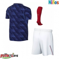 Camiseta Francia Primera Equipación para niños Mundial 2026 manga corta (+ pantalones cortos)